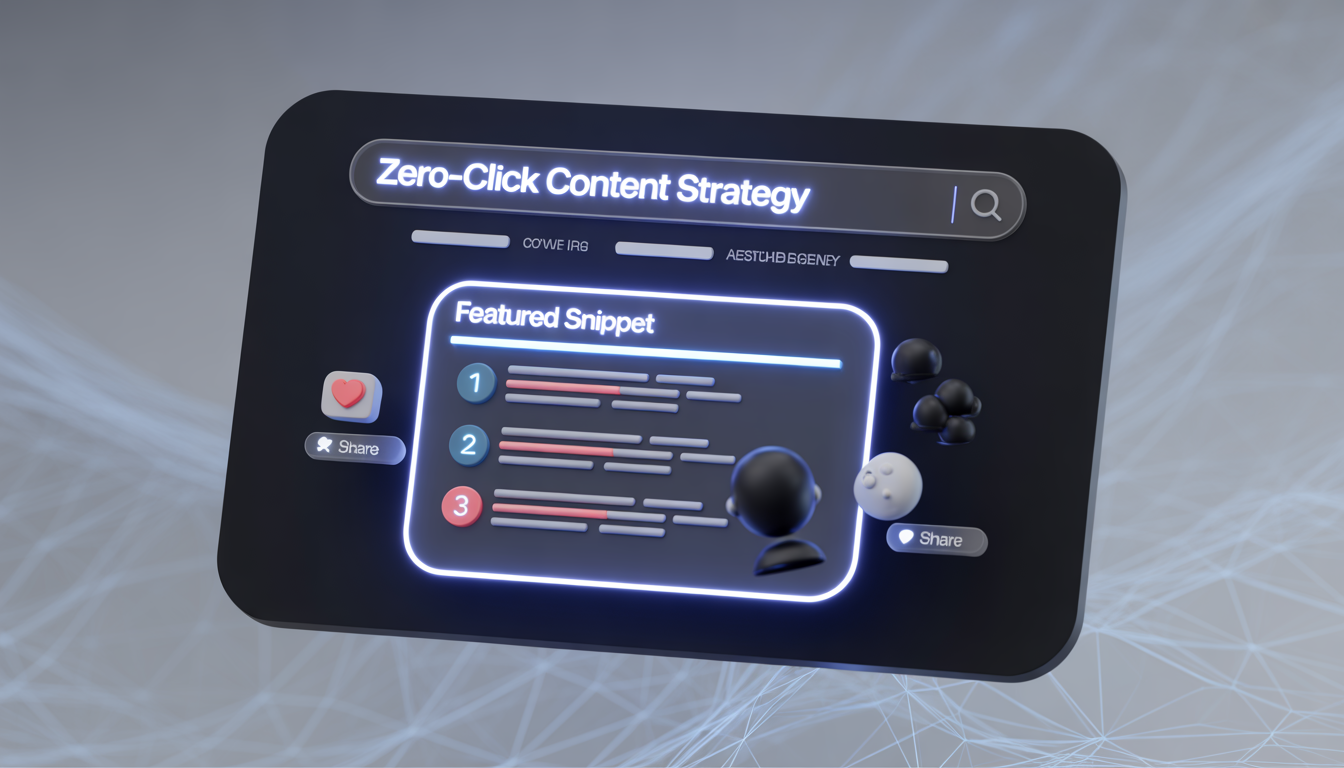 Zero-Click Content Strategy: How to Scale Your Brand in 2026 Without Website Clicks